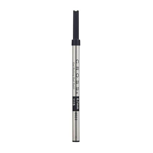 Cross 8910-1 Original Refill for Gel Ink Slim Rollerball Pen, Medium Point, Suitable For Selectip Pens, 1 Pack, Black