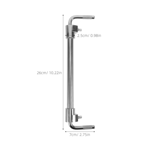Abrazadera de soporte para campana de vaca BESPORTBLE de metal miniatura 2
