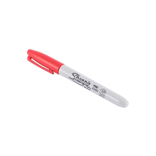 Sharpie Permanent Markers, Fine Point, Red, 36-Pack (1920937)