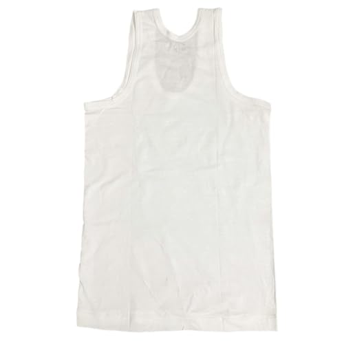 Image of HAP Boy's Cotton White Vest (Pack of 5)