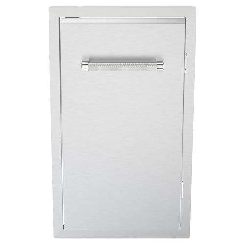 Image of SPIRE Outdoor Kitchen Access Door, with Textured Handle, 15 inch W x 30 inch H