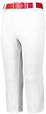 Augusta Sportswear Boys Pull-Up Baseball Pant with Loops M White