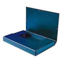 Grafoplás Project Folder Folio Lined Cardboard, Blue