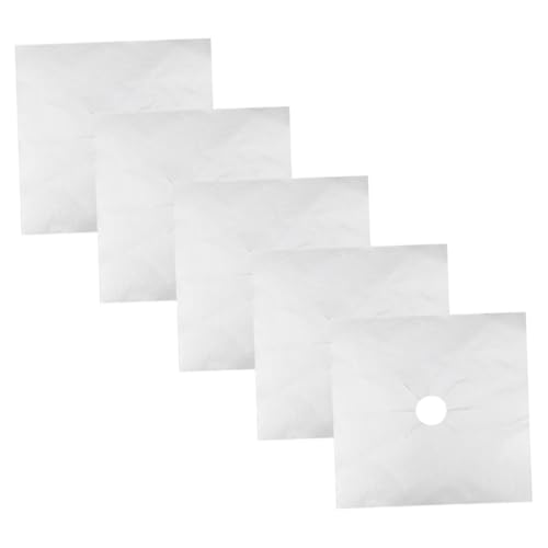 EXQUIMEUBLE 5個ガスストーブ保護カバー 繰り返し使用可能なストーブバーナーカバー ノンスティック ガスレンジプロテクター 清掃短縮 効率的なキッチンツール