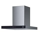 COIFA DE PAREDE LINEA TOUCH FRANKE 90CM 220V Aço Inox, Vidro Temperado Preto