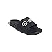 adidas Unisex-Adult Mercedes - AMG Petronas Formula 1 Team Adilette Slide Sandal, Black/White/Black, 8 Women/7 Men