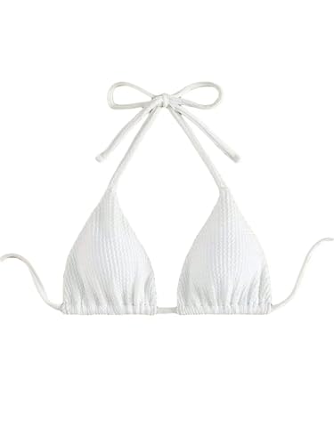 Women's Bathing Suit Halter Triangle Swimsuit Bikini Top