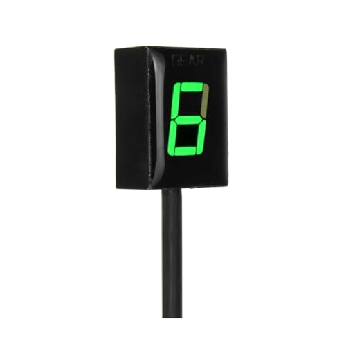 Indicateur de vitesse moto 1-6 rapports vert pour YZF-R1 R6 FZ8