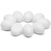 Algopix Similar Product 13 - SallyFashion Wooden Fake Eggs9 Pieces