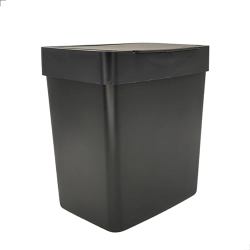 Kit Pia Cozinha Duas Peças Lixeira 2,5l Dispenser 550ml de Detergente Conjunto Organizador (Preto)