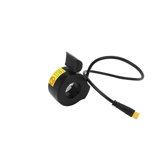 Acceleratore A Pollice Universale Per Bici Elettrica 24V-72V, ABS E Metallo, Con Connettore Impermeabile E Chiave Esagonale