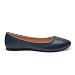 Imagen de GLAMORA Bailarinas Manoletinas de Piel Sintética Zapatos Planos Cómodos Punta Redonda Calzado Flexible Ligero de Vestir Oficina Trabajo Caminar navy-41