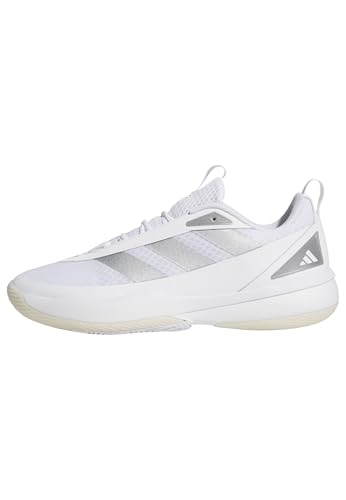adidas Unisex Front Court Shoes, FTWR White/Silver met./FTWR White, 48 2/3 EU – Ansicht 1
