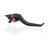 Jiafour Fit for DAX125 ST125 CT125 Hunter Cub Trail 125 C125 Super Cub CNC Accessories Folding Brake Levers Short Handle (Short-Black with Red)
