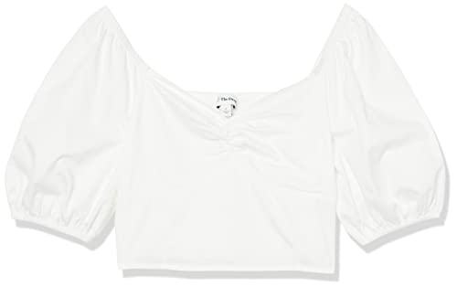 The Drop Women's Annie Sweetheart Neckline Puff-Sleeve Smocked Back Top - Image 7