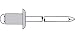 Produktbild Gesipa Blindniete Alu/Stahl 5 x 20 Flachrundkopf mm, 250 Stück, (1454050) Blindniettechnik