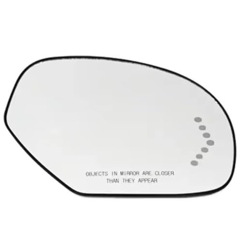 Verre rétroviseur extérieur droit chauffant pour GMC Sierra 1500 2500 3500 années 2008 à 2013
