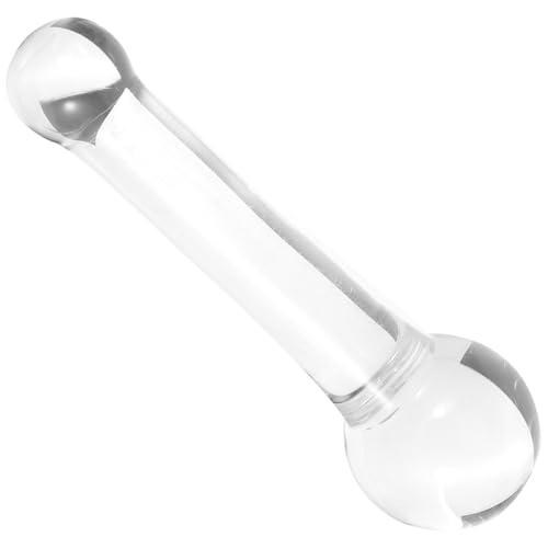 TOYANDONA Pilon à Pigments en Verre à Fond Plat, Petit Format Manche Ergonomique, pour Broyage de Pigments et Peinture à L'Huile, Adapté aux Artistes Professionnels et Amateurs