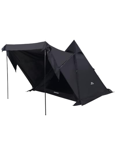 Carpa Teepee para Camping 4-6 Personas Resistente 4 Estaciones miniatura 1