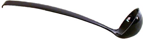 CaterLine 2-Ounce Heavyweight Plastic Ladle, Small, Black (48-Count)