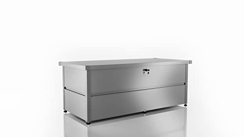 ILESTO Benjamin mit Schloss Auflagenbox/Garten Kissenbox Wetterfest Gartenkiste 783 Liter,Verstärktem Deckel… – Bild 3