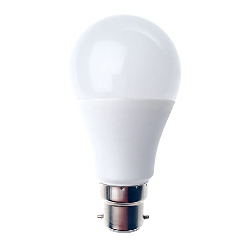 Velamp lampadina LED forma a goccia (A60) - Copertura opale - Attacco a baionetta (B22) Francia - Potenza 9W Equivalenti 60W - Luminosità 820ln - Temperatura colore 4000K (luce naturale)
