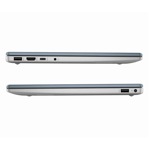 Image of HP 14 inch Business Laptop Computer, Microsoft Office 365 Included, 256GB SSD, AMD Athlon 7120U Processor, Windows 11, Copilot Key, Moonlight Blue