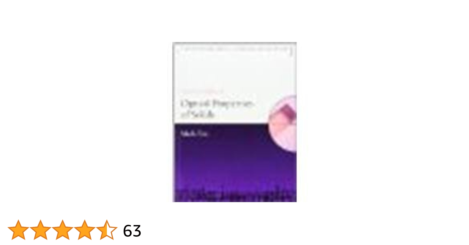 Optical Properties of Solids (Oxford Master Series in
