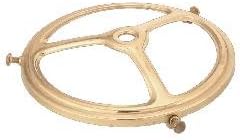 B&P Lamp® 4" Fitter, Stamped Brass Shade Holder, Unfinished Brass