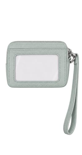 Image of Steve Madden BPIPPER Zip Around Card Case Wallet (Soft Grass)
