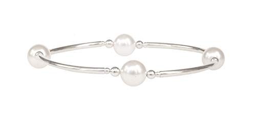 Made As Intended 8mm White Pearl Blessing Bracelet