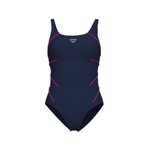 ARENA Jewel Low R Damen One Piece C-Cup Badeanzug, Bodylift Formende Bademode, Power Mesh Technologie, Damen Schwimmanzüge Hergestellt aus Chlorresistentem Sensitive Material 4