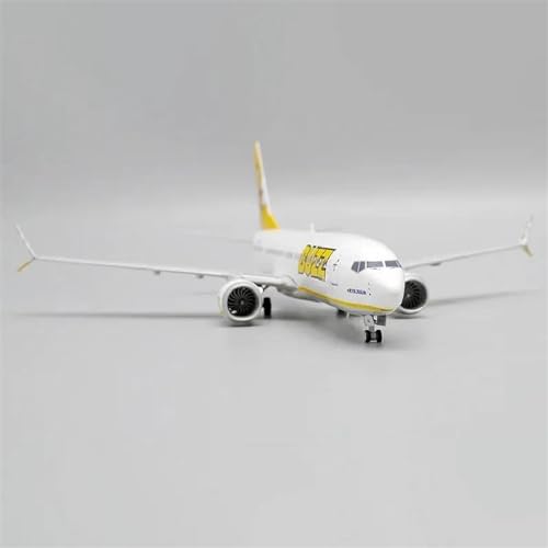 Avión coleccionable de metal B737 MAX8 escala 1:200 Buzz 3