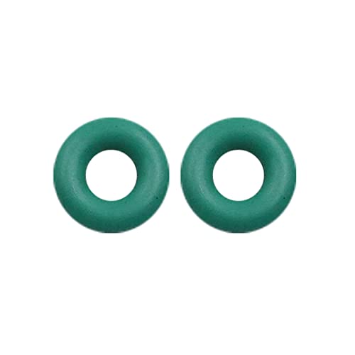 X AUTOHAUX Fluorine Rubber O-Rings, 8mm OD 3mm ID 2.5mm Width FKM Seal Gasket for Machinery Plumbing Green, Pack of 20 - Image 2
