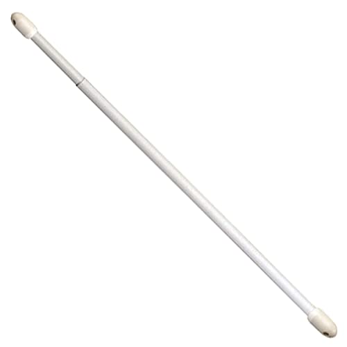 Riel Chyc 53.276 - Portavisillos Extensible Oval Blanco, 40 - 60cm, 2 Piezas