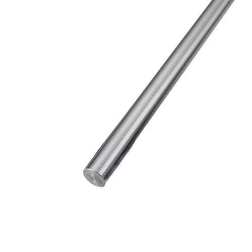 guía lineal Eje óptico de 20mm de diámetro, 100mm, 200mm, 300mm, 400mm, 500mm, eje lineal, varilla lisa, eje de riel de revestimiento cromado, 1 Uds. guía de deslizamiento(Size:200mm)