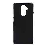 Shantime Weiche Hülle Kompatibel mit Doogee Mix 2, Schlank Stoßfest Rückenschale, Kratzfest Flexibel & Handgriffig(Schwarz)