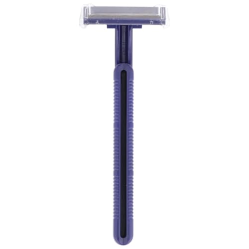 Image of McKesson Disposable Razors, Shaving Razor, Twin Blade, Stainless Steel Blade, Blue, 50 Count, 1 Pack