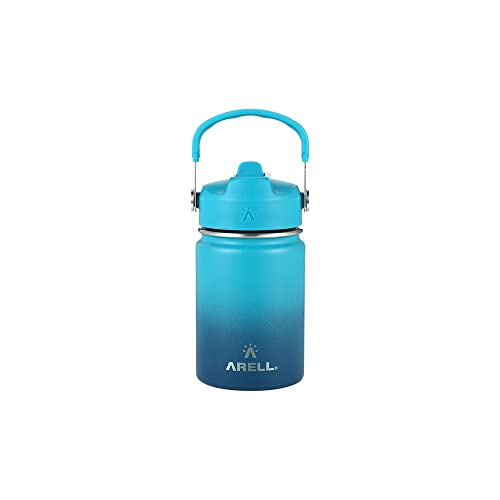 Garrafa Térmica Straw Flask 355 ML Ocean Blue Arell