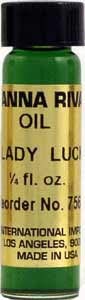 INDIO Anna Riva Oil-Lady Luck 1/4oz~ for Anointing Candles, Charms & Altar Tools ~