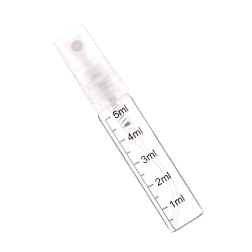 GMBYLBY Spray Atomizer 5/10ml Portable Empty Perfumes Refillable Travel Spray With Scale, Clear