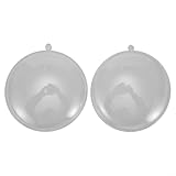 Versatilità della sfera piatta in plastica: il design trasparente offre infinite possibilità di ornamento per idee fai da te, dal riempimento con caramelle, coriandoli o fiori alla creazione di decorazioni a tema per espositori festivi, matrimoni o progetti di arredamento per la casa.