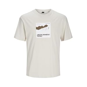 JACK & JONES Herren Jcoart Branding Tee Ss Crew Neck T-Shirt