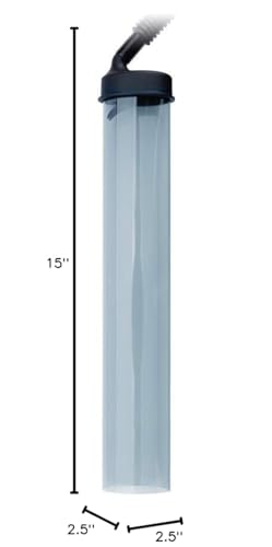 Image of Fluval EasyVac Aquarium Gravel Cleaner Vacuum for Fish Tanks - Quick Start Siphon Water Changer with Non-Kink Hose, Bucket Clip & Gravel Guard for Small, Medium & Large Aquariums - Medium