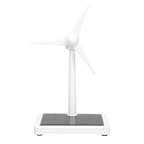 Kisangel Solar Windmill Model - Educational Solar Powered Wind Turbine Kit for Kids Easy Assembly Mini Wind Turbine for Science Experiments and Observational Learning