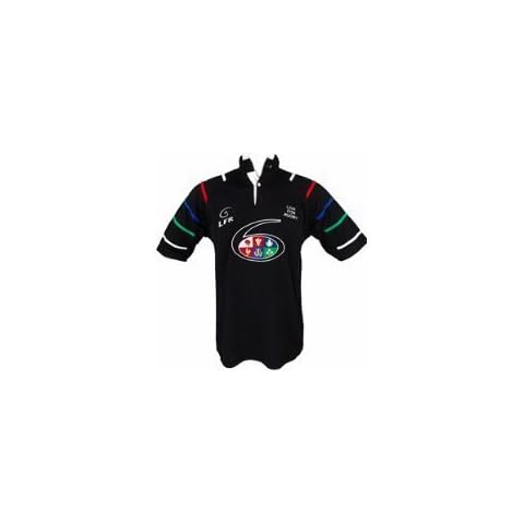 LFR Black Rugby Nations Kids Breathable Rugby Shirt Cover