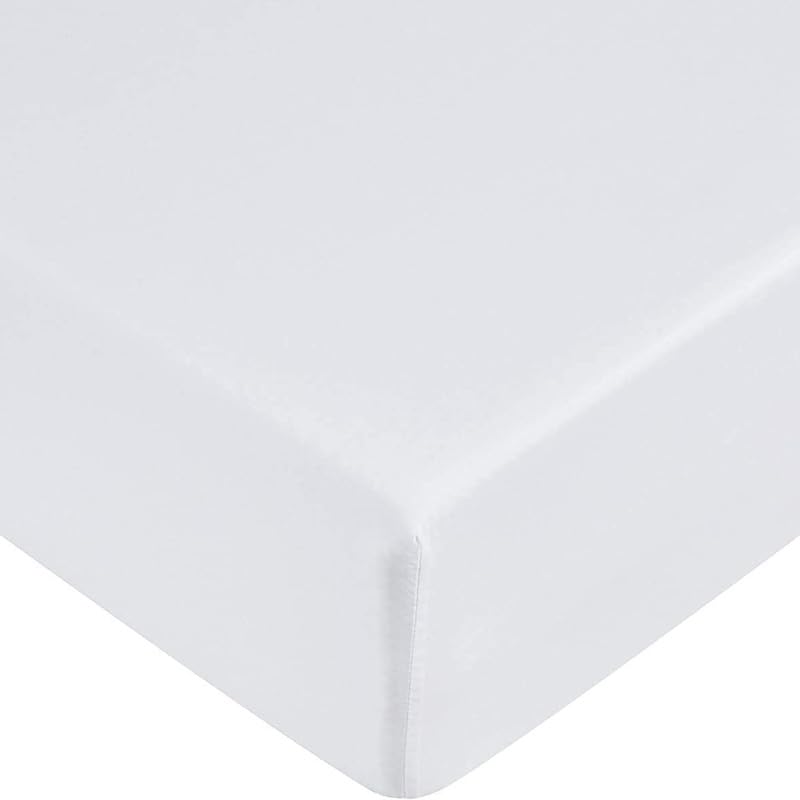 4 x Fitted Sheet 30 cm 12 Inch Deep Pocket - Non Iron Easy Care Soft Brushed Microfibre Fabric Shrinkage and Fade Resistant