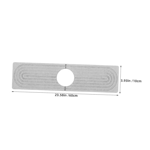 Tapis de séchage diatomite évier pour stopper les flaques