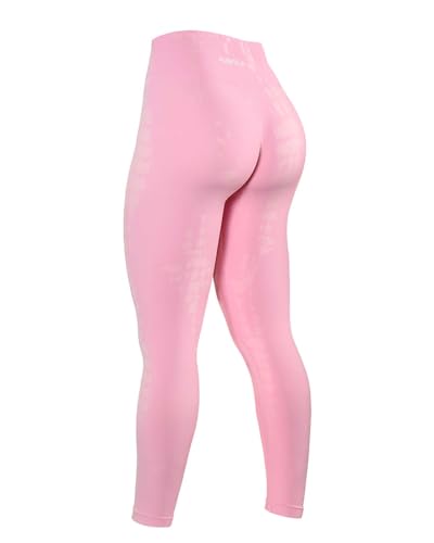Image of AUROLA Serpent Snake Seamless Scrunch Workout Leggings for Women,Girls Squat Proof Ribbed Thick Active Gym Pants