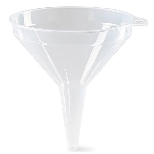 Embudo plastico 16 cm transparente